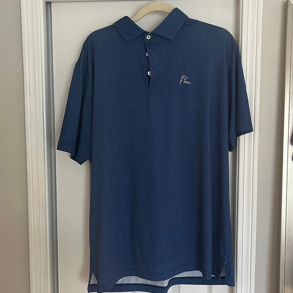 Rho Back Navy Blue Pattern